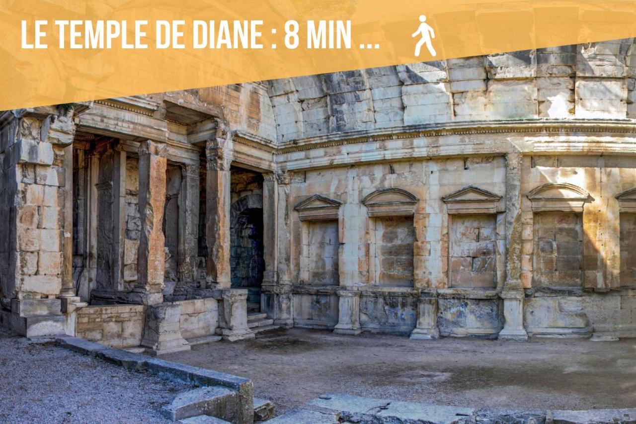 Nimes: Appartement L'Auguste Centre-Ville. ภายนอก รูปภาพ